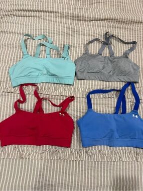 Under Armour Blue Compression Sports Bra